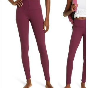 Zella maroon yoga pants size medium